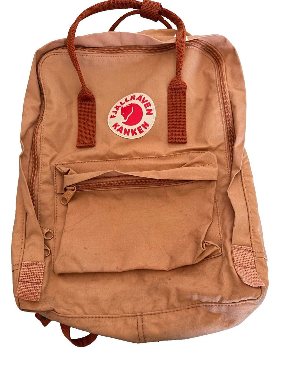 Fjallraven Kanken Classic Backpack Peach Sand Terracotta Brown Daypack Bag
